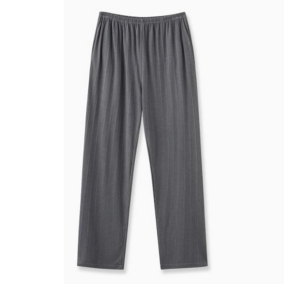zbxnLI Men's Cotton Pajama Pants Comfy Loose Pj Sleepwear Pants Soft Lounge Sleep Pants with Pockets