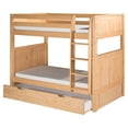thumbnail image 3 of Camaflexi Twin over Twin Bunk Bed - Panel Headboard - Natural Finish, 3 of 10