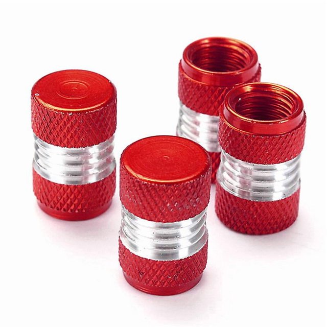 4pcs Aluminum Alloy Universal Car Wheel Tire Valve Stem Caps Dust Covers Aluminum Tire Wheel Stem Air Valve Cap Car Accessories