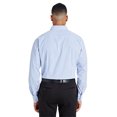 thumbnail image 2 of Devon & Jones DG540 Men's CrownLux Performance Micro Windowpane Woven Dress Shirt-French Blue/ White-3XL, 2 of 3