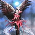 thumbnail image 3 of Anne Stokes Air Element Sorceress Canvas Plaque, 3 of 4