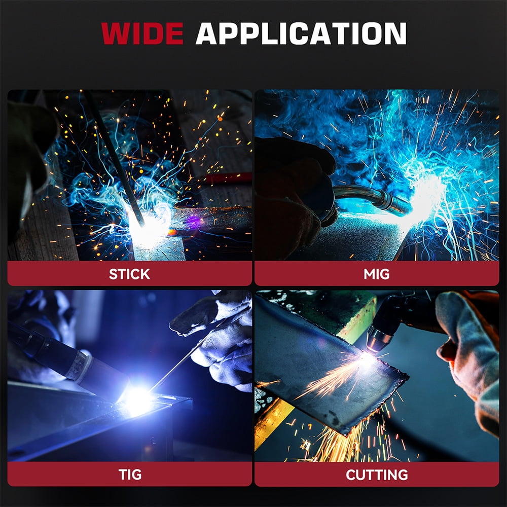 ARCCAPTAIN Large View Auto-Darkening true color Welding Helmet