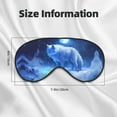 thumbnail image 5 of Eye Sleep Mask for Women Men - Mystical Winter Wolf Adjustable Soft Buckle Travel Eye Masks for Sleep Mask Blackout, Sleeping Mask for Women Men, Funny Blindfolds for Party Games, 5 of 5