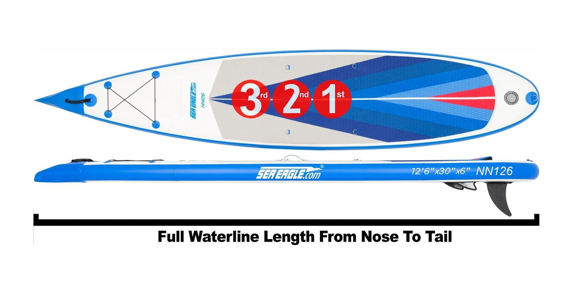 Sea Eagle NeedleNose 126 Pro Package Inflatable Paddle Board