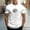 White, variant on Zylanna Men's Casual T-Shirts, Short Sleeve Fashion Graphic Crew Neck Shirts for Men Tee White Size M