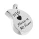 thumbnail image 4 of Palabras grabadas 'Siempre corazón' Cremación Cenizas Colgante Cenizas Recuerdo jinwen Colgante del collar de la urna, 4 of 8