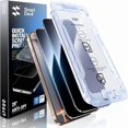 thumbnail image 1 of wonima44 2PACK for iPhone 16 Pro Max Privacy Screen Protector Shatterproof Tempered Glass [True 28°Anti Spy] [9H Hardness] [Auto Dust-Elimination Install] [Bubble Free], 1 of 1