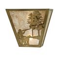 thumbnail image 2 of Meyda Tiffany 112185 Quail Hunter 2 Light 12" Tall Wall Sconce - Copper, 2 of 4