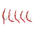 thumbnail image 1 of 5 Ganchos Giratorios de acero Inoxidable shamjiam Moscas de pesca con mosca de gusano, 1 of 6