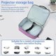 thumbnail image 5 of Projector Case Projector Bag with Accessories Storage Pockets Carrying Case Compatible for Tools & Accessories Gray, 5 of 5