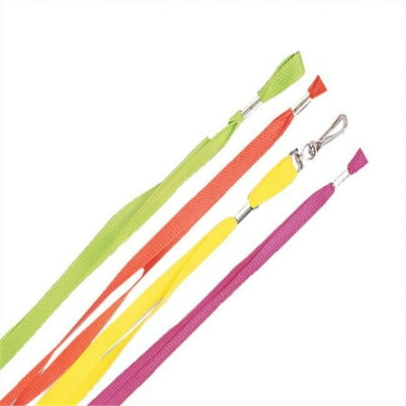 US Toy Company 7801 Neon Lanyards - Pack of 12