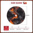 thumbnail image 2 of Fotbe Molten Lava Abstract Flow Pattern Christmas Tree Skirt, Tree Skirts Plush Christmas Decorations, Christmas Tree Skirts Xmas Decorations Holiday Party Decor-36", 2 of 6