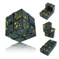 thumbnail image 1 of Dolasev Fidget Infinity Cube Bastante Fidget Toys Ansiedad Relife Artículos Fidgets para adultos Fidget Juguetes sensoriales para adolescentes Niños Premios en el aula (Negro Amarillo), 1 of 1