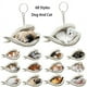 thumbnail image 2 of Llavero con colgante de Ángel durmiente de perro y gato para mujer y niña, llavero de coche, regalo de joyería de animales para mascotas, 68 estilos, 1 pieza, 2 of 4