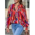 thumbnail image 6 of PRETTYGARDEN Women's Boho Floral Blouses Dressy Casual, 6 of 6