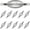 10pcs-60g, variant on Inline Trolling Weights with Swivel, Fishing Sinkers for Catfish Bass Saltwater Freshwater, Anti-Twist Smooth Rolling Egg Sinker Design, Assorted Sizes Fishing Weights Kit(20g/60g)