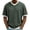 Army Green, variant on BVnarty Men's Summer Waffle Knit Mesh Breathable V Neck Solid Short Sleeve Pullover Tee Lightweight Athletic Daily Casual Top Navy L