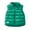 Green, variant on Esaierr Kids Baby Boys Girls Puffer Vest Winter Coat for Toddler Down Vest Jacket Sleeveless Outwear Lightweight Comfort Zip Sleeveless Jacket Top Vest for 3-12Y
