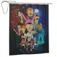 thumbnail image 2 of Cortina de ducha Bob'S Burgers con diseño de dibujos animados, con 12 ganchos, impermeable, lavable, de poliéster, para decoración del baño, 60 x 72 pulgadas, de hierro, 2 of 8