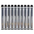 thumbnail image 1 of 10Pcs Screw Tap Drill Bit Titanium Plating High Speed Steel JIS M1.4x0.3 Metric Thread Sharkdo, 1 of 9