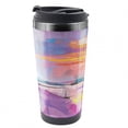 thumbnail image 1 of Landscape Travel Mug, Mountains Design, Steel Thermal Cup, 16 oz, by Ambesonne, 1 of 2