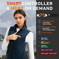 thumbnail image 5 of ARRIS Women Heated Vest with 7.4V Battery Size Adjustable Heating Clothing-Blue, 5 of 9