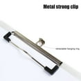 thumbnail image 5 of ROLKFUK Clear Plastic A4 Clipboard with Metal Clip - Durable, Portable for Stu-dents, Office, Restaurant Orders, Writing & Document Holding, 5 of 6