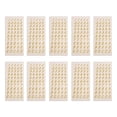 thumbnail image 3 of Youkk 10 Sheets English Letters Sticker Adhesive Ornament Numbers Decals Three-dimensional Acrylic Label Gift Computer Supply Gold Pink Numbers, 3 of 8