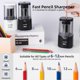 thumbnail image 4 of tenwin Automatic Electric Pencil Sharpener with 3 Nib Auto Stop and Fast Sharpen Adjustable Sharpness for 6-12mm Pencil for Students Artists Home Sch, 4 of 5