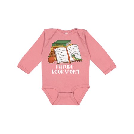 

Inktastic Future Bookworm Gift Baby Boy or Baby Girl Long Sleeve Bodysuit