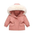 thumbnail image 6 of Up to 35% off Ndbuld Kid's Baby One Piece Snowsuits Boys Girls Fashion Solid Color Down Jackets Keep Thickening Warm Outdoor Coat Jumpsuit Set, 6 of 8