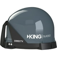 King VQ4100 Quest Portable / Roof Mountable Satellite TV Antenna For DIRECTV for RV, Tailgating, Camping, Outdoor