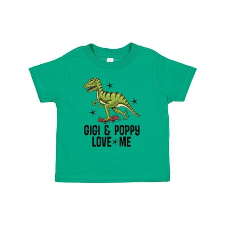 

Inktastic Gigi and Poppy Love Me Dinosaur Gift Toddler Boy Girl T-Shirt