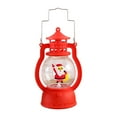 thumbnail image 2 of Christmas Decoration Nightlight Santa Claus Plastic Led Portable Lanterns, 2 of 6
