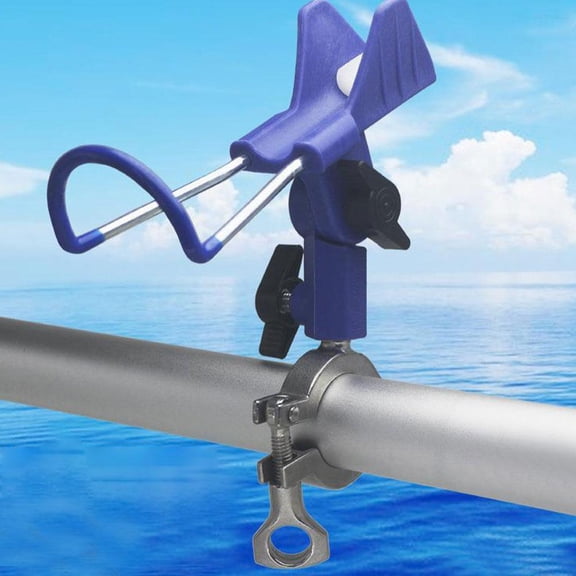 Boat Fishing Rod Holder with Thickened Metal Base & Robust Grip -Exceptional Performance for Outdoor & Sea Fishing