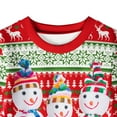 thumbnail image 2 of Boys Girls Christmas Sweatshirt Long Sleeve Snowman Pull Over Sweater Shirt, 2 of 6