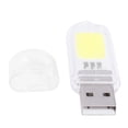 thumbnail image 3 of Lámpara Mini lámpara de lectura brillante de luz de libro USB portátil para PC portátil (blanco 3COB), 3 of 7