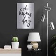 thumbnail image 6 of Luxe Metal Art 'Oh Happy Day' by Susan Ball, Metal Wall Art, 16"x24", 6 of 9