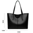 thumbnail image 2 of Laptop Tote Bag for Women Waterproof Lightweight Leather Computer Laptop Bag Women Business Office Work Bag Briefcase Large Travel Handbag Shoulder Bag，black, 2 of 5