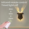 thumbnail image 2 of wall lights for bedroom，New deer horn projection decorative light, suitable for decorating small night lights in corridors, bedrooms, living rooms, and stairwells, 2 of 7