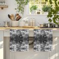 thumbnail image 4 of Vintage Abstract Kitchen Towels Set of 2, Minimalist Tie-dye Texture Art Black Absorbent Dish Towels for Kitchen, Microfiber Hand Towel, Quick Drying Tea Towel for Cleaning Decorative Dishcloths, 4 of 7