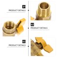 thumbnail image 2 of Brass Shut-Off Valves Thickened Fuel Gas Valves Ball Valves Hot Water Pipe, 2 of 4