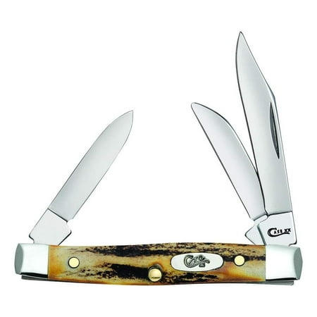 WR XX Pocket Knife Indian Sambar Stag Small Stockman Item #178 - (5333 SS) - Length Closed: 2 5/8 Inches