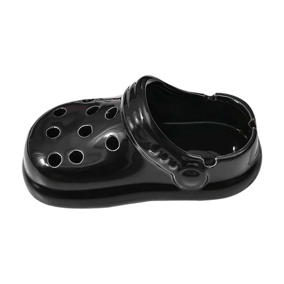 Trendy Ceramic Shoe Desktop Ornament Ashtray Home For Living Room Bedroom Bathroom High Decorative Piece