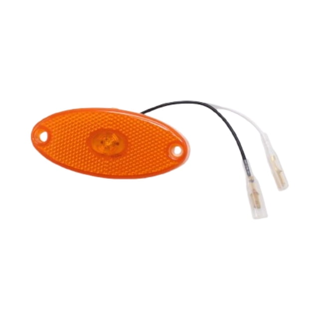 Accesorios genéricos de luz de marcador lateral LED, fácil instalación precableada, lámpara indicadora para camiones Rvs