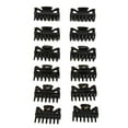 thumbnail image 4 of Paquete de 12 Pinzas para El Cabello de Plástico Yinane Negro Garras de Pelo de Acrílico Mujeres, 4 of 8