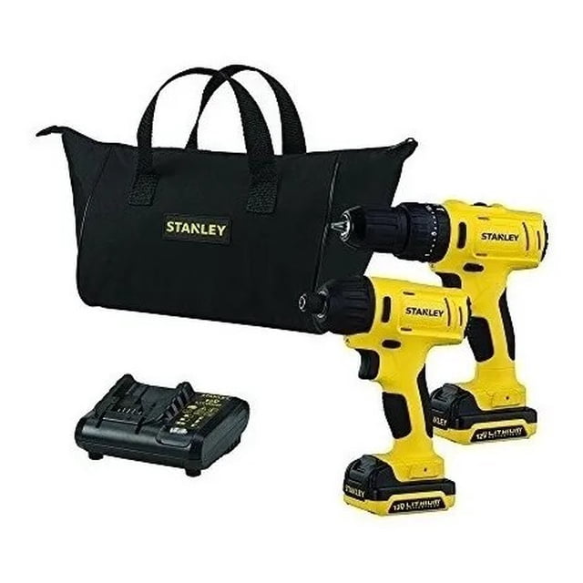 Kit Rotomartillo Profesional + Atornillador Impacto Stanley Stanley SCHI121S2