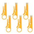 thumbnail image 1 of FUTUREORYY 6Ud Herramientas Eléctricas Amarillas Multifuncción Para Pelar, Cortar Y Crimpar Cables De Red, 1 of 6