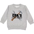 thumbnail image 2 of Inktastic Opa Little Helper Grandkid Toddler Sweatshirt, 2 of 4