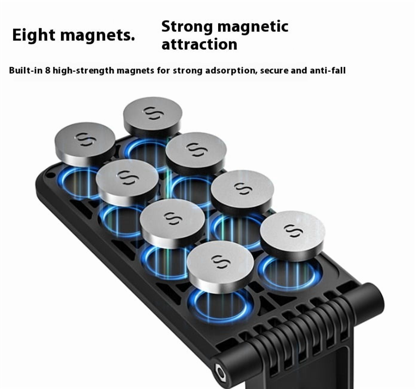 Magnetic Tripod Base Mount for Insta360 X4/X3 – Bigcan Handheld Grip with Strong Magnet Attachment, Desktop Stand for Vlog Filming and Multi-Angle Shooting